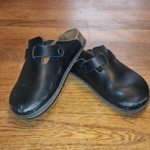 Birkenstock Black Slip-On Shoes